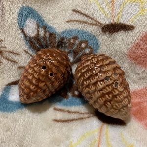 Pinecone Salt & Pepper Shakers